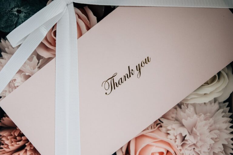 Photo Thank You Email